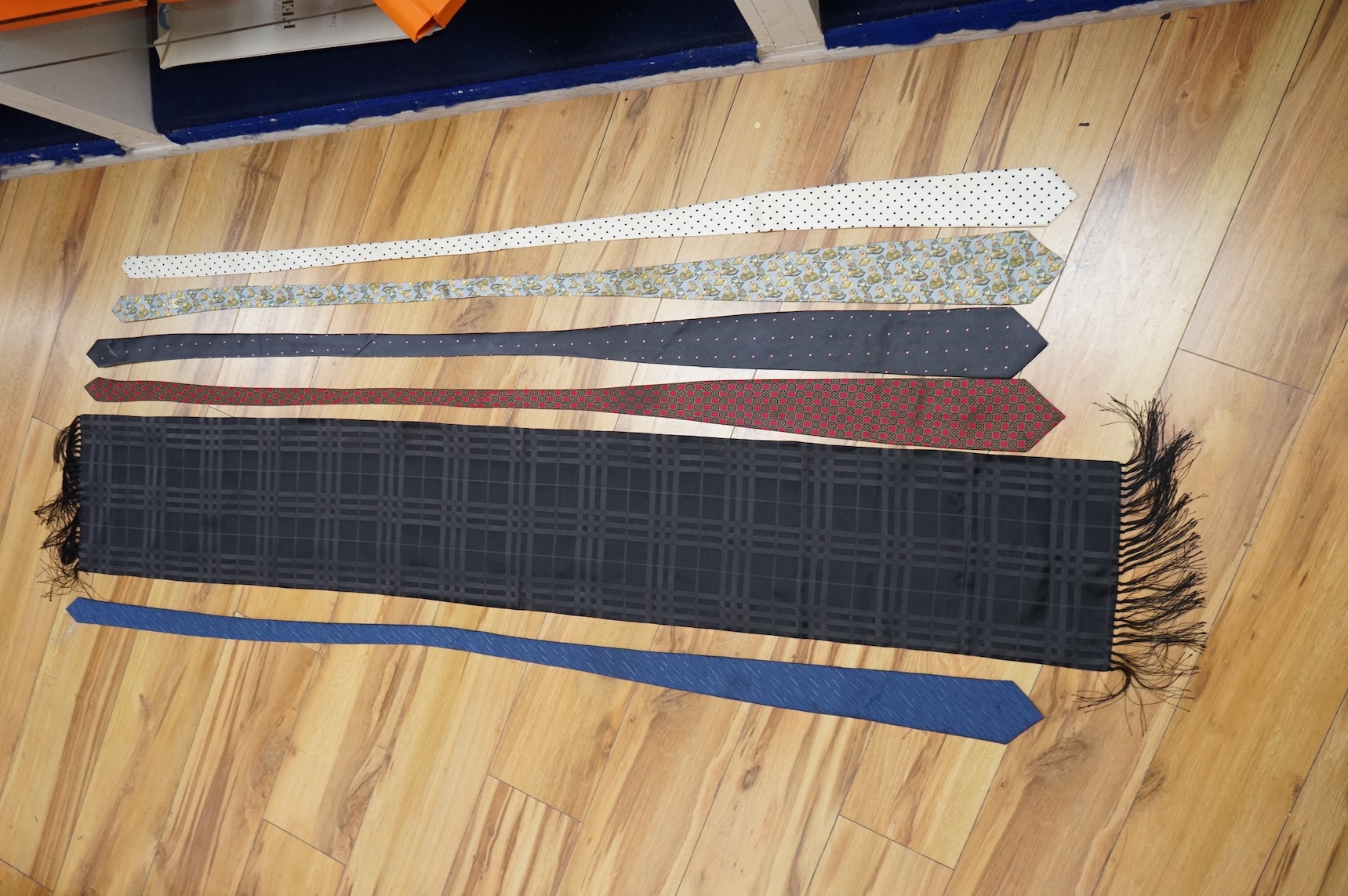 A collection of gentleman’s ties to include Turnbull & Asser, Liberty and Gucci
